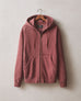 Men's Vintage Wash Relaxed Classic Full Zip - Washed Russet Brown